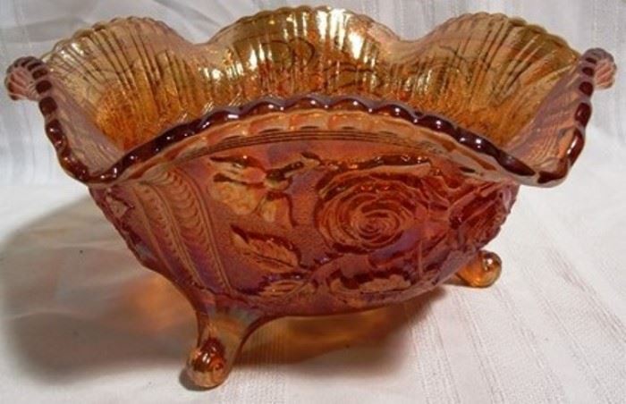 Amber Carnival bowl