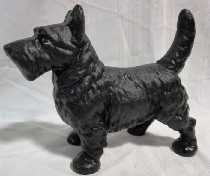 Cast iron Scottie dog