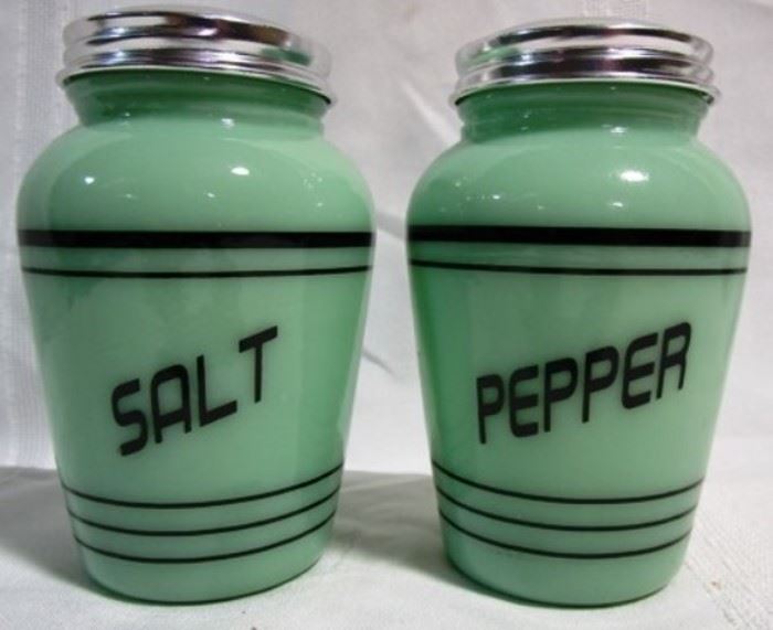 Jadeite Salt & Pepper