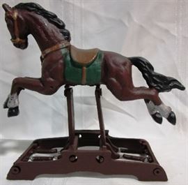 Cast iron Jumping Horse toy