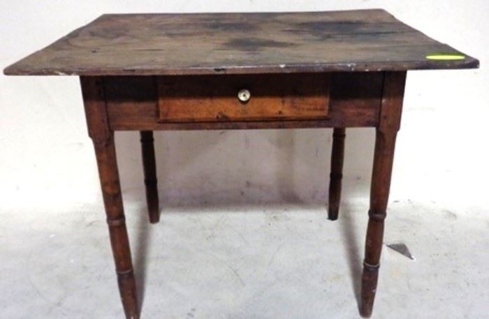 Southern primitive 1 drawer tavern table