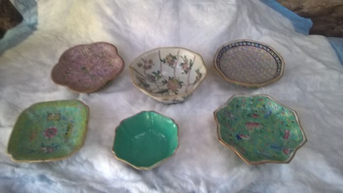 Antique Chinese Sweetmeat Dishes - 18th Century