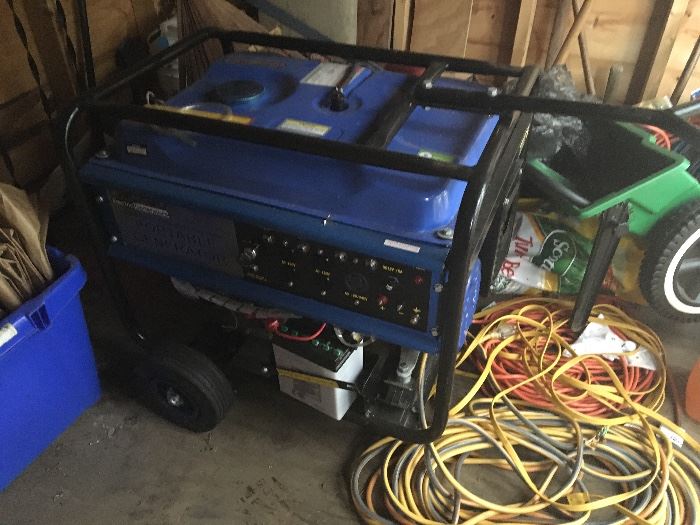 Chicago 5500 Watt Generator, used only once.  Like brand new!