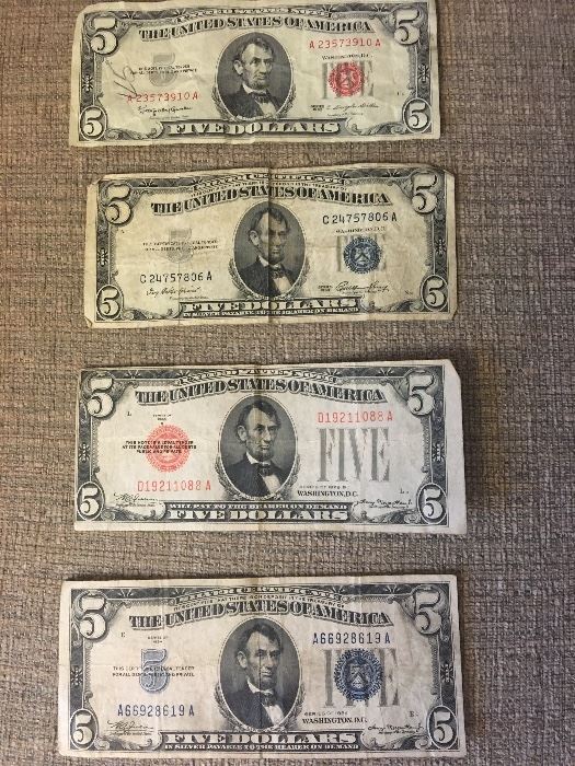 Early US Paper Currency, Silver Certificates etc.
