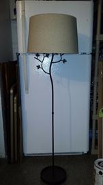 Pier One floor lamp.  There is a matching table lamp with no shade