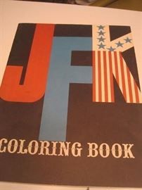 JFK COLORING BOOK