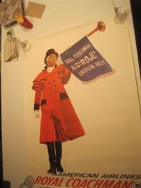AMERICAN AIRLINES VINTAGE POSTER