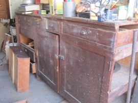 ANTIQUE STORE COUNTER