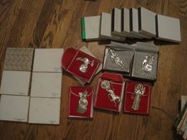 1970'S THRU 1990'S GORHAM CHRISTMAS ORNAMENTS