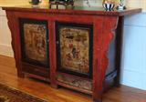 Beautiful Mongolian Design Asian two Door chest