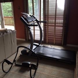 Treadmill and ab roller
