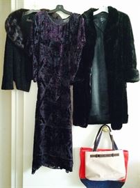  Curly lamb jacket, 20's dress, mutton jacket.