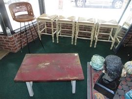 Painted Primitive Table