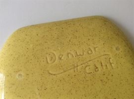 Denwar California ceramics hallmark