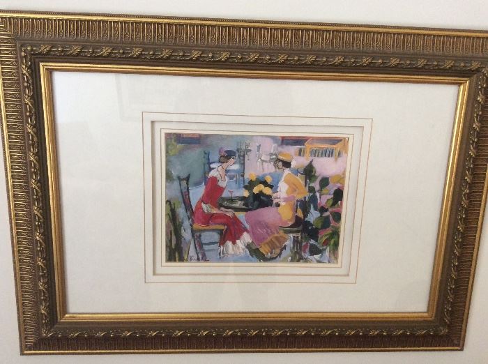 Assorted framed art