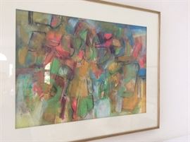 Abstract painting by Robert Cadiz