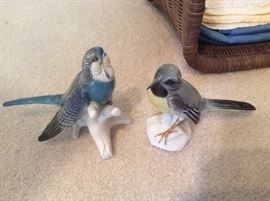 Meissen bird figurines, 19th c.