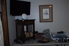 Flat screen TV/ Amish made night stand