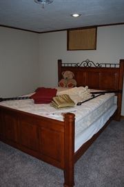 Queen bed and mattress