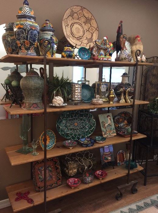 Asst Decor, Pottery, etc. BOOKSHELF DISPLAY ONLY