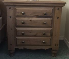 Palliser Queen Bedroom Suite: Dresser w/ 3-Part Mirror, Highboy/Wardrobe, Bed Frame, 2 Nightstands