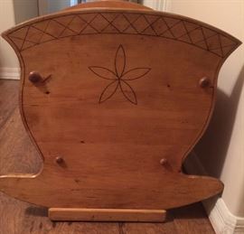 Vintage Cradle converted to Storage Bench