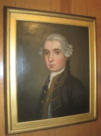 Portrait of John Stracey- 1770- framed by London framers