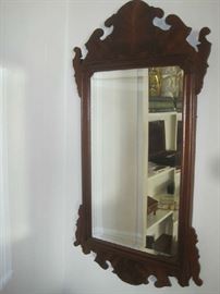 Lovely beveled glass wall mirror 