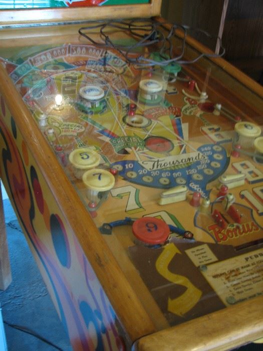 Late 1940's Pinball Machine