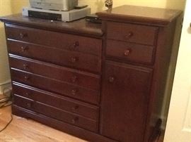 Cherry Wood changing table
