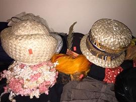 Vintage and antique hats, clothes and accessories