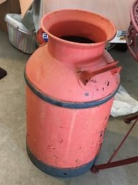Vintage milk can