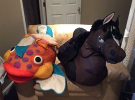 Manhattan Toy Co. Parachute stuffed animals