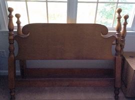 Vintage full bed frame