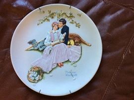 Norman Rockwell collector dish