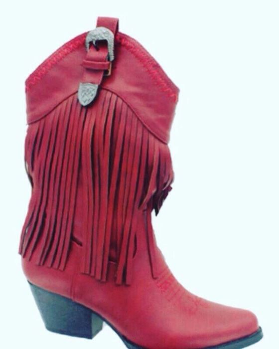 Red Cow Girl Boots size 6-11
