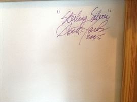 Signed artwork by Scott Jacobs.