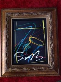 Simon Bull 'Jazz Club XXXII. 2007 Measures16" x 12".