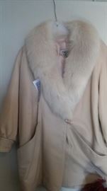 Leather and fur jacket 