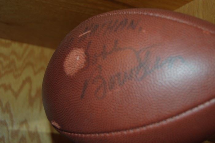 Bobby Bowden signed football with Blemish