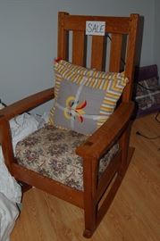 Stickley Mission Style Rocker - Arts and Crafts