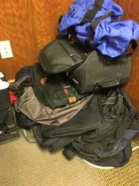 Luggage, duffles, backpacks