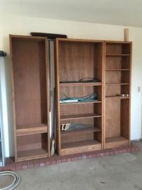 Oak book cases