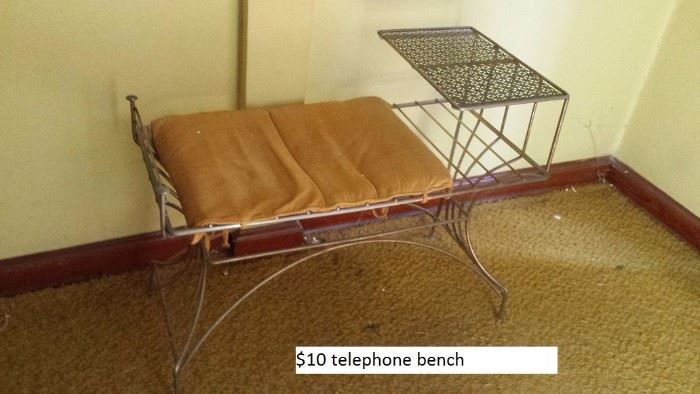 telephone bench
