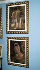 PETER NIXON, Signed Seriolithograph /Woven Paper; GRACE VII & GRACE VIII