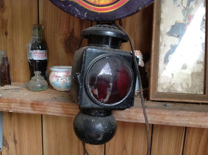 Antique Train Lantern $ 100.00
