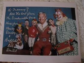 Signed Buffalo Bob Smith photo Howdy Doody 8 X 10