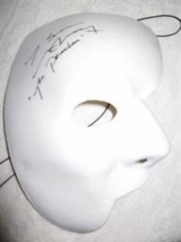 Phantom of the opera mask - signed