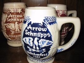 Arrow Schnapps steins
