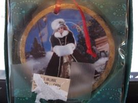 Barbie holiday ornament 